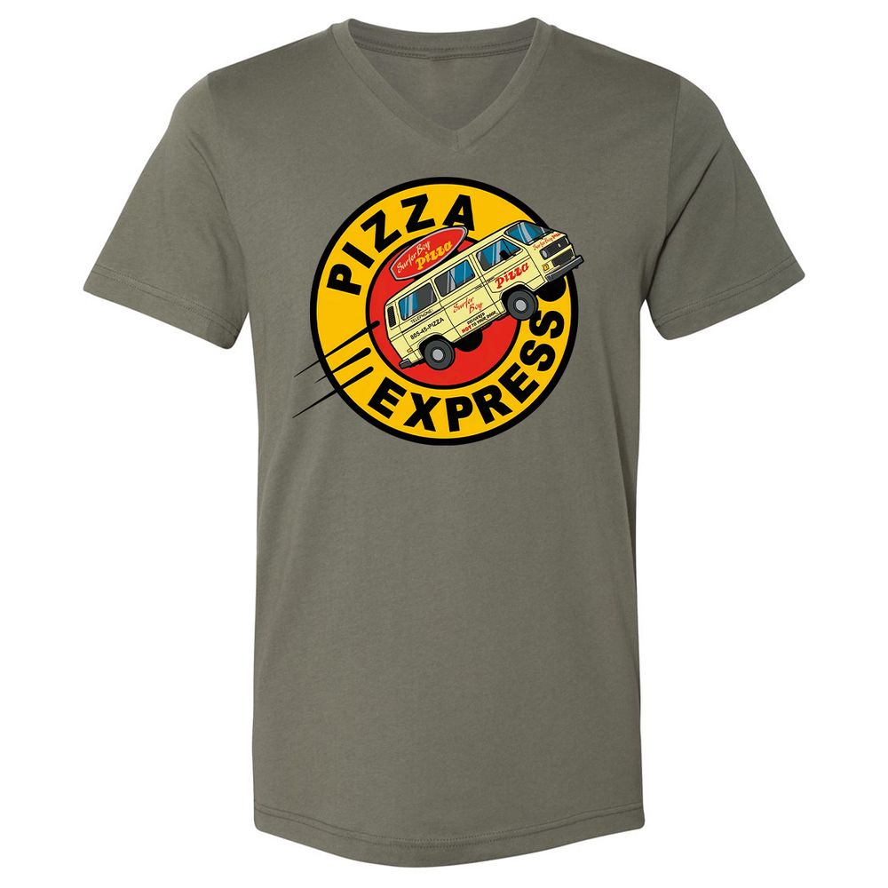 Unisex V-Neck T-Shirt - BYL4VUUR - Military Green - 10