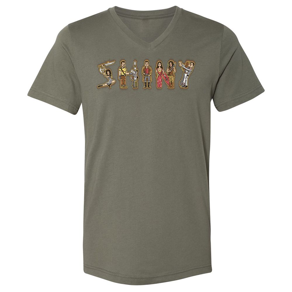 Unisex V-Neck T-Shirt - JM98U8KT - Military Green - 10