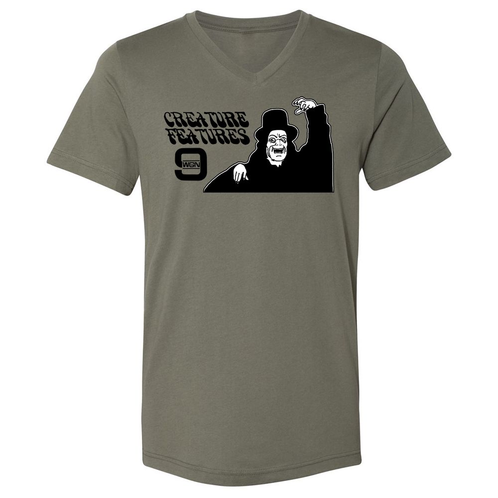 Unisex V-Neck T-Shirt - GYKBTRAL - Military Green - 10