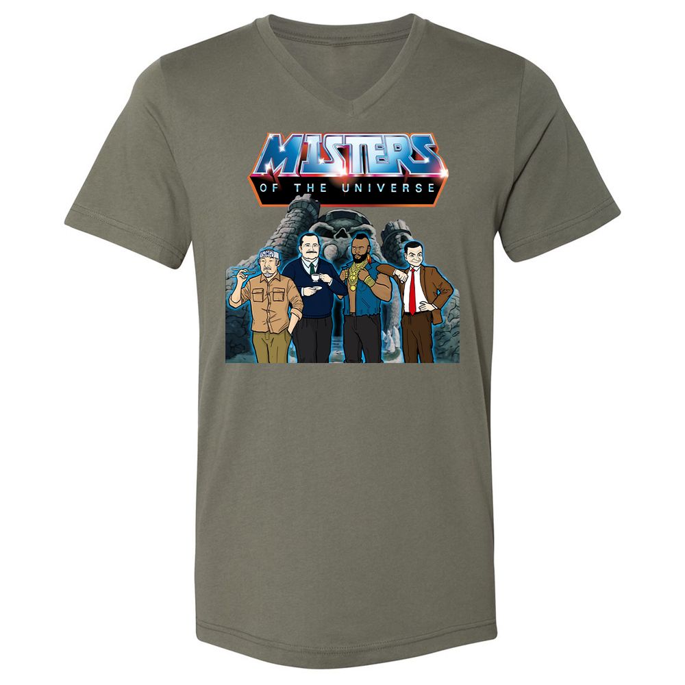 Unisex V-Neck T-Shirt - CRAYZQV6 - Military Green - 10