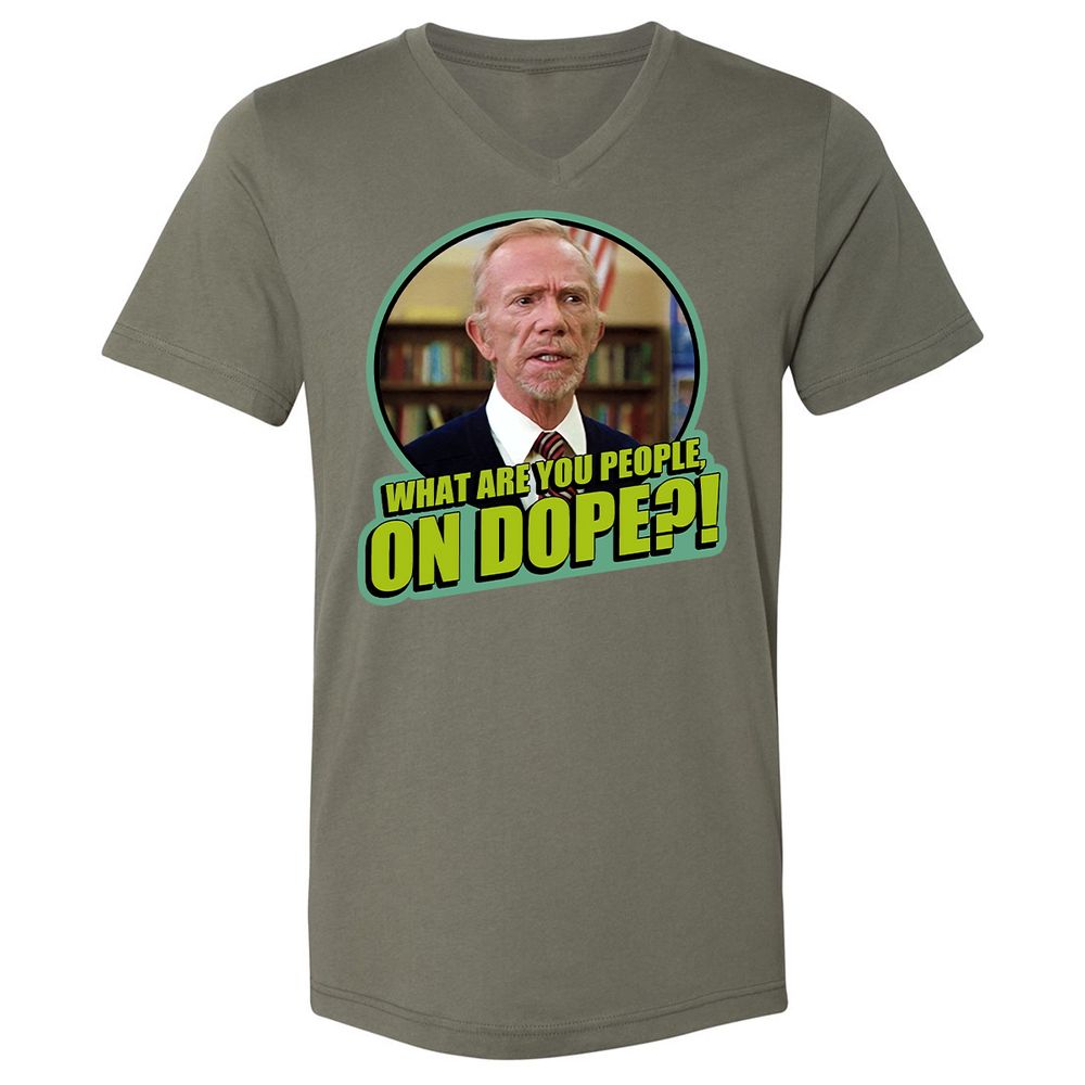Unisex V-Neck T-Shirt - BANLMU3T - Military Green - 10