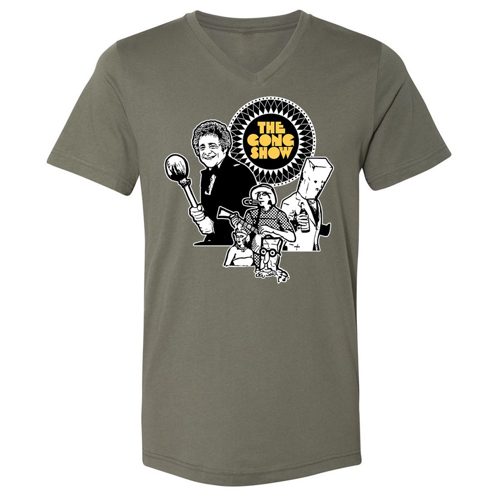 Unisex V-Neck T-Shirt - 5MAGVYSR - Military Green - 10