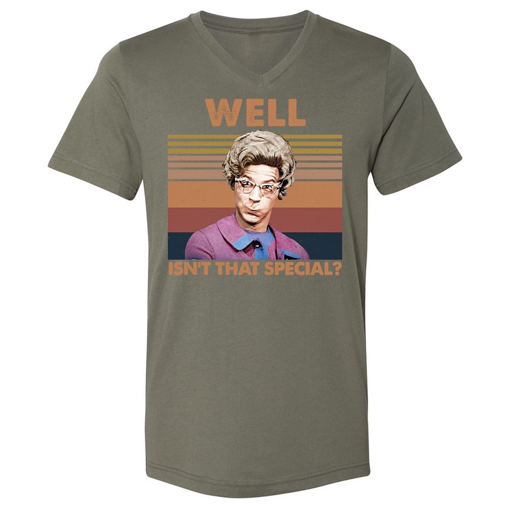 Unisex V-Neck T-Shirt - V7VGEPTP - Military Green - 10