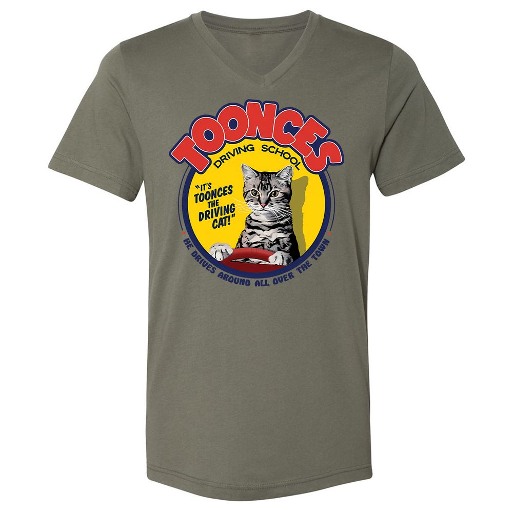 Unisex V-Neck T-Shirt - K1ULC959 - Military Green - 10