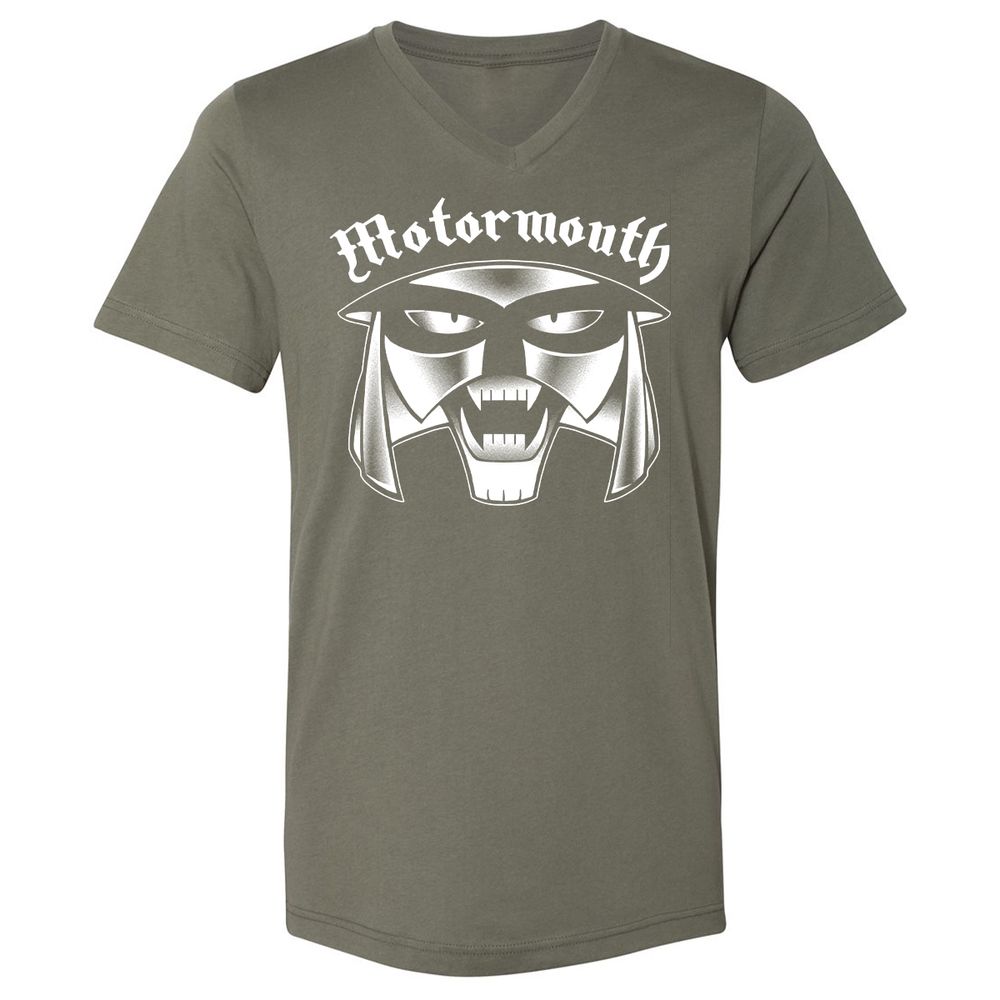 Unisex V-Neck T-Shirt - EGYZQ5KJ - Military Green - 10