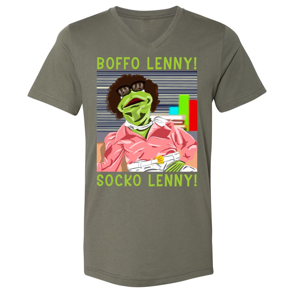 Unisex V-Neck T-Shirt - MMZFTK14 - Military Green - 10