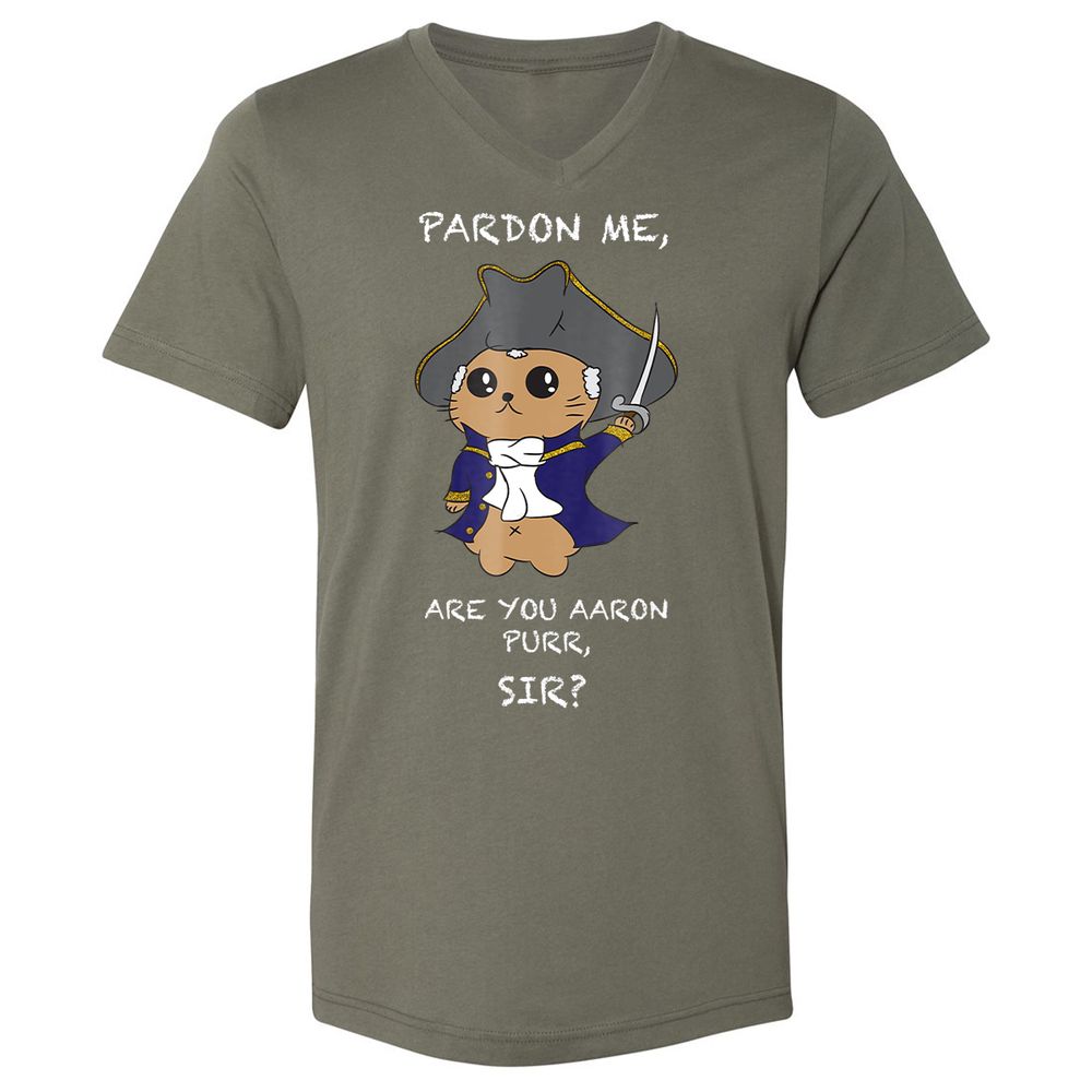 Unisex V-Neck T-Shirt - 1KCKLWAA - Military Green - 10