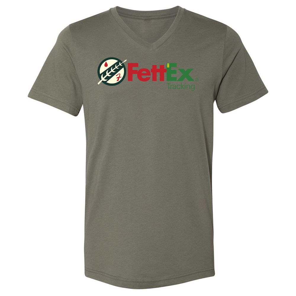 Unisex V-Neck T-Shirt - 7PD6XXEE - Military Green - 10