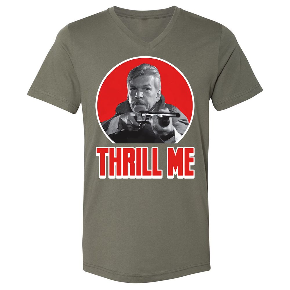 Unisex V-Neck T-Shirt - XF8V3MD1 - Military Green - 10