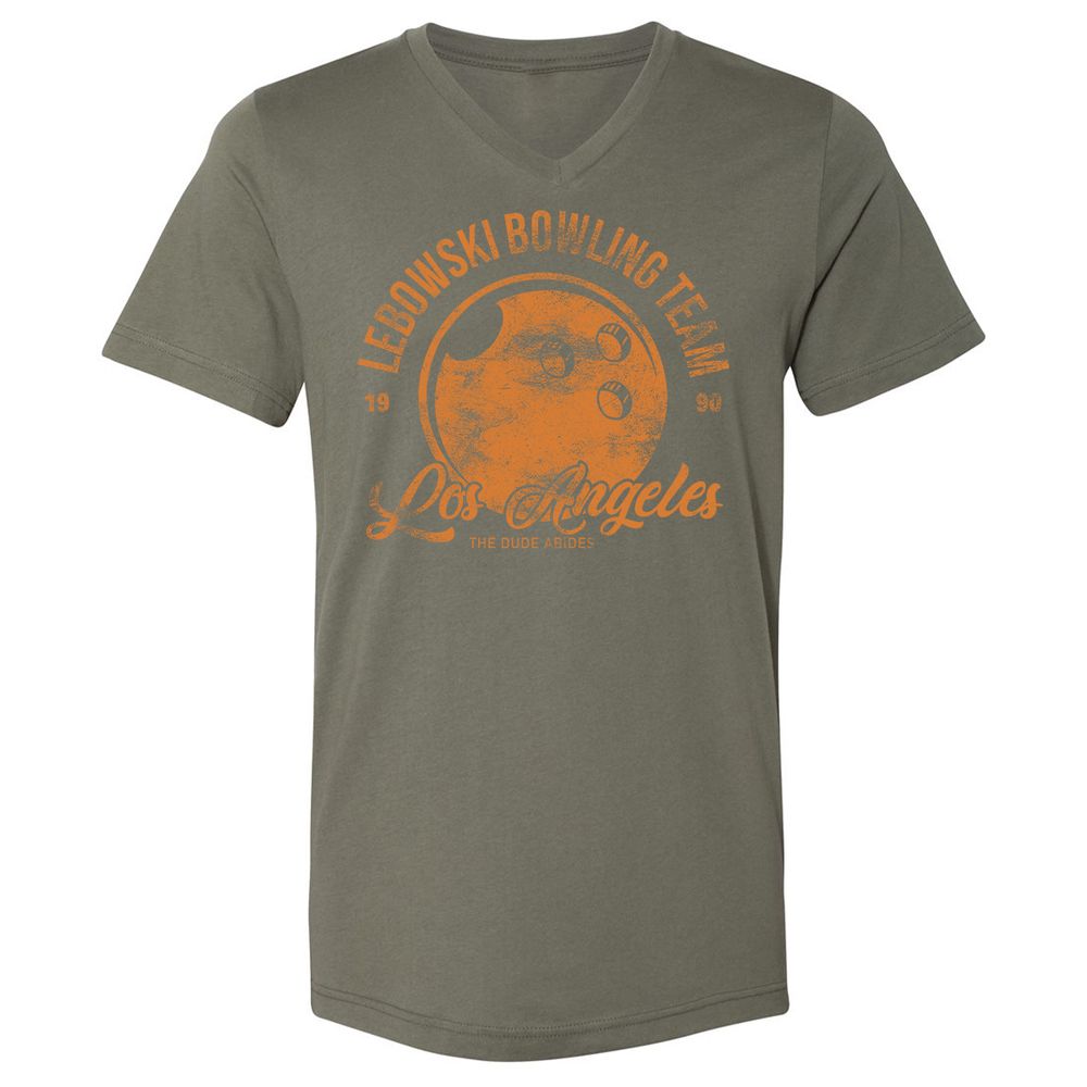 Unisex V-Neck T-Shirt - XC3E8VCH - Military Green - 10