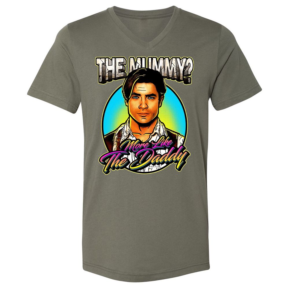 Unisex V-Neck T-Shirt - VYGZNWSP - Military Green - 10
