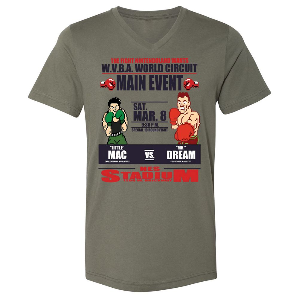 Unisex V-Neck T-Shirt - SZTTFJC5 - Military Green - 10