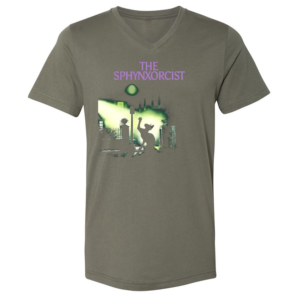 Unisex V-Neck T-Shirt - 2FPCY5K7 - Military Green - 10