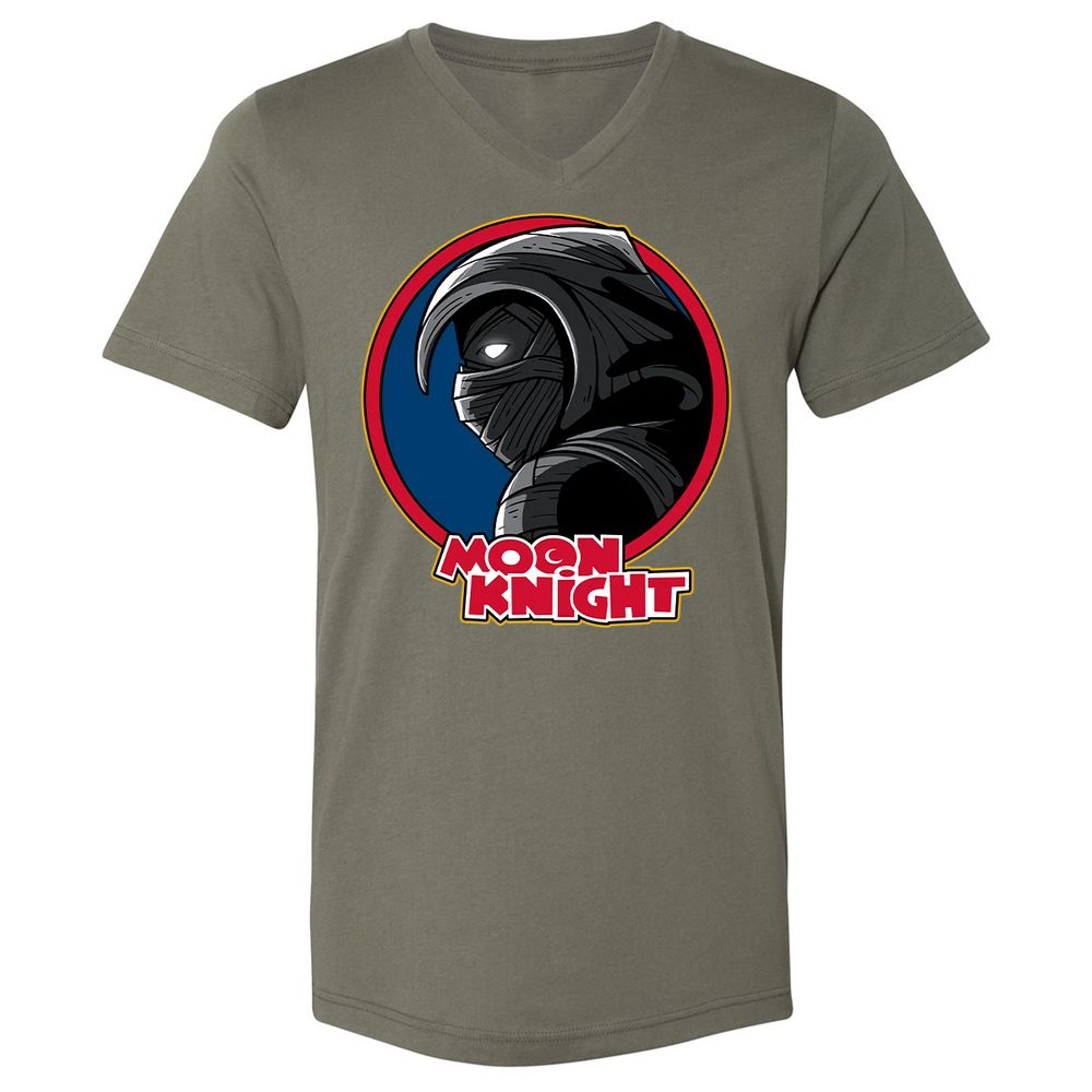 Unisex V-Neck T-Shirt - JK8B38EV - Military Green - 10