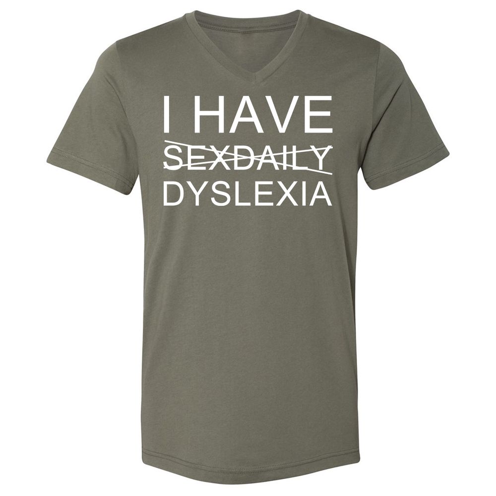 Unisex V-Neck T-Shirt - BMMRE4MT - Military Green - 10
