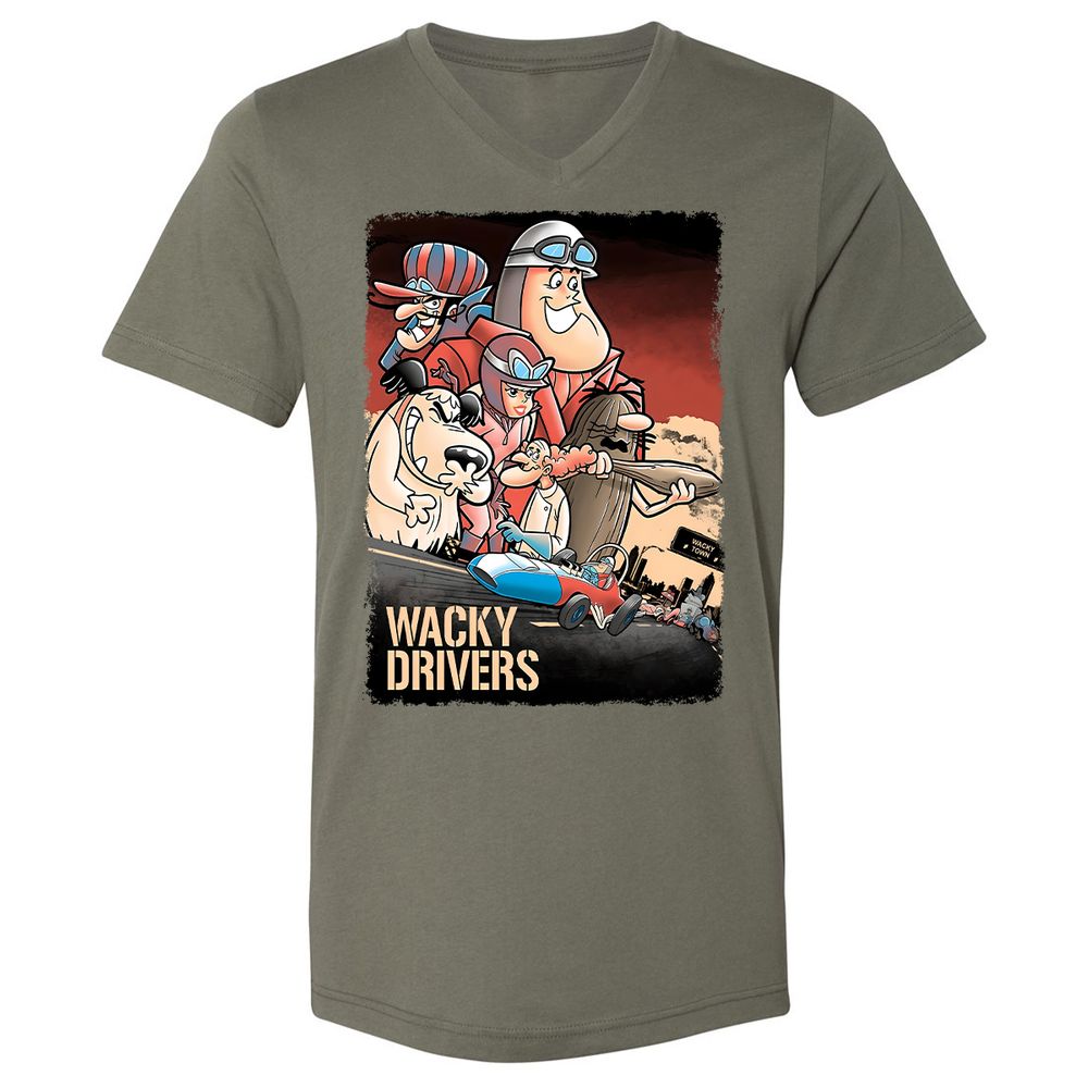 Unisex V-Neck T-Shirt - PZME1AAS - Military Green - 10