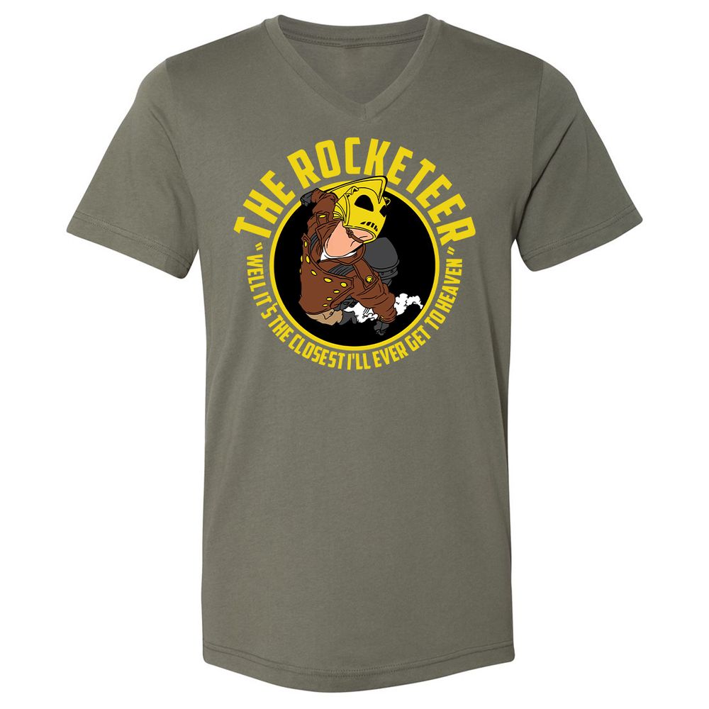 Unisex V-Neck T-Shirt - BMMABNLX - Military Green - 10