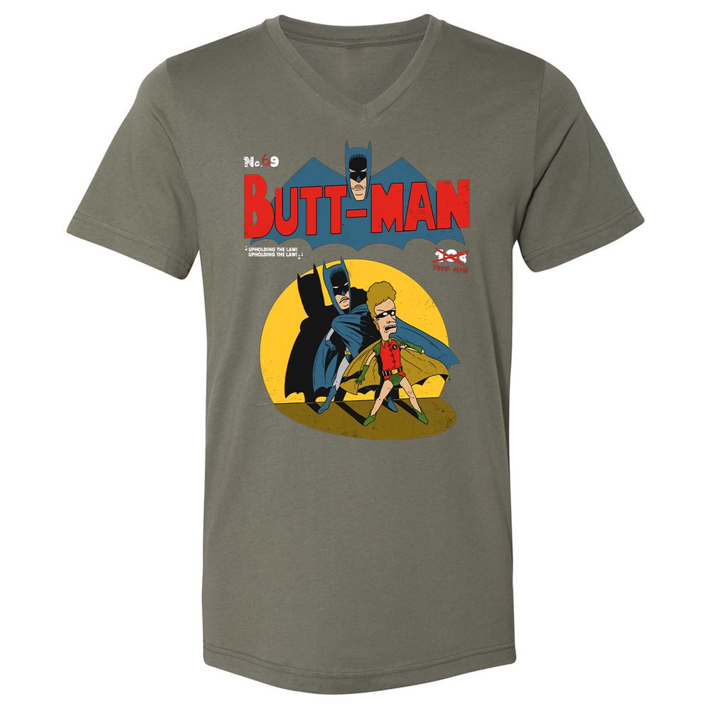 Unisex V-Neck T-Shirt - EC6VPG3K - Military Green - 10