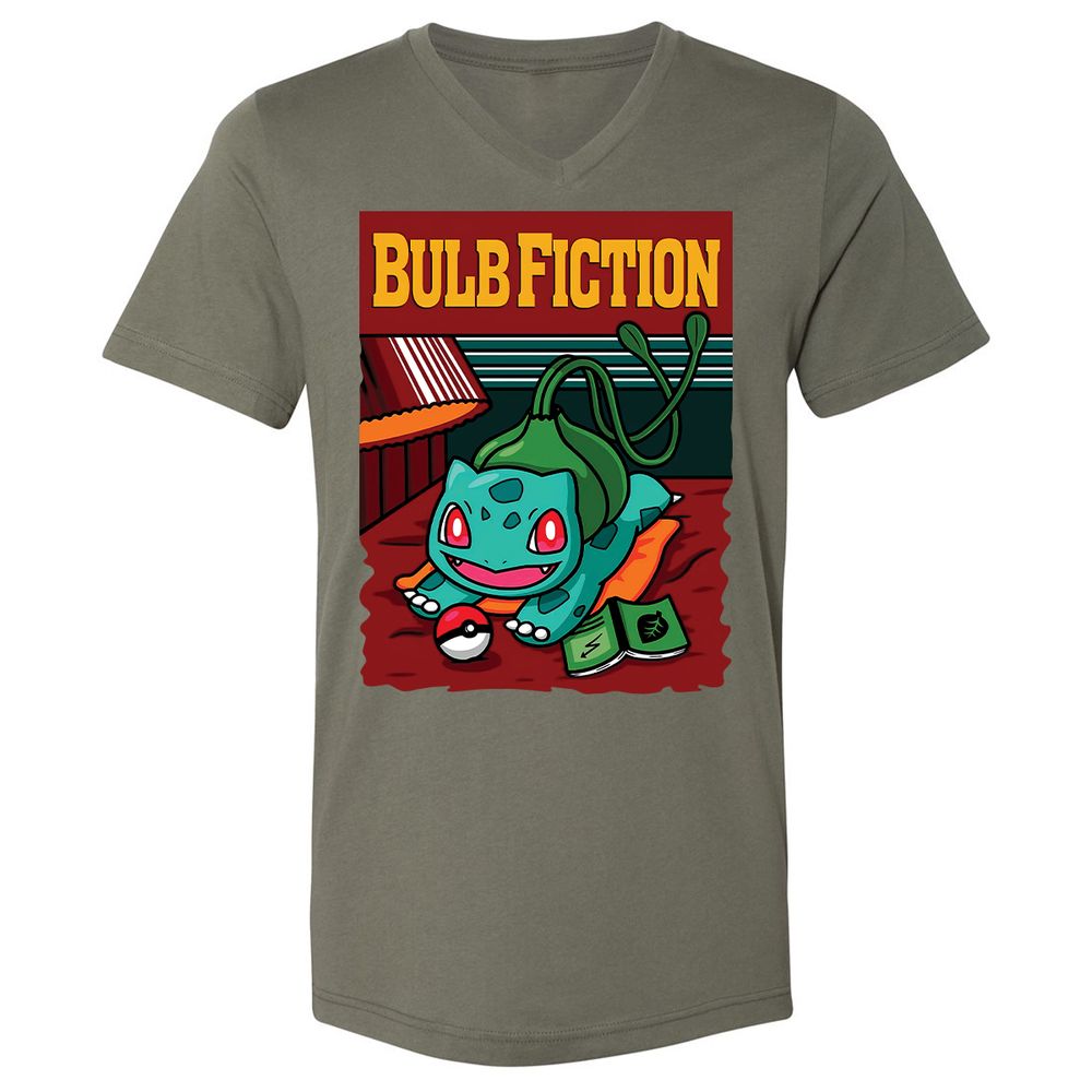 Unisex V-Neck T-Shirt - EBYKAYNS - Military Green - 10