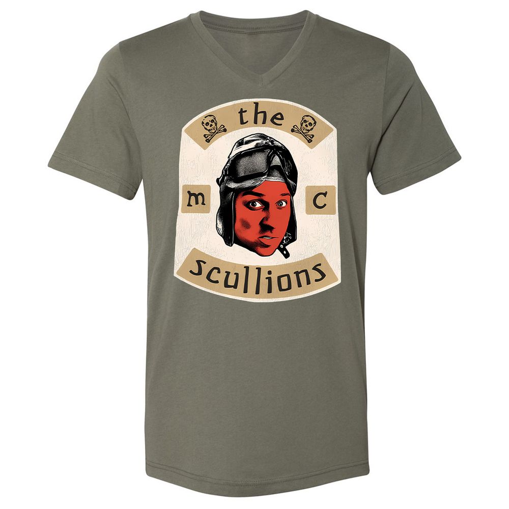 Unisex V-Neck T-Shirt - U55SWYSS - Military Green - 10