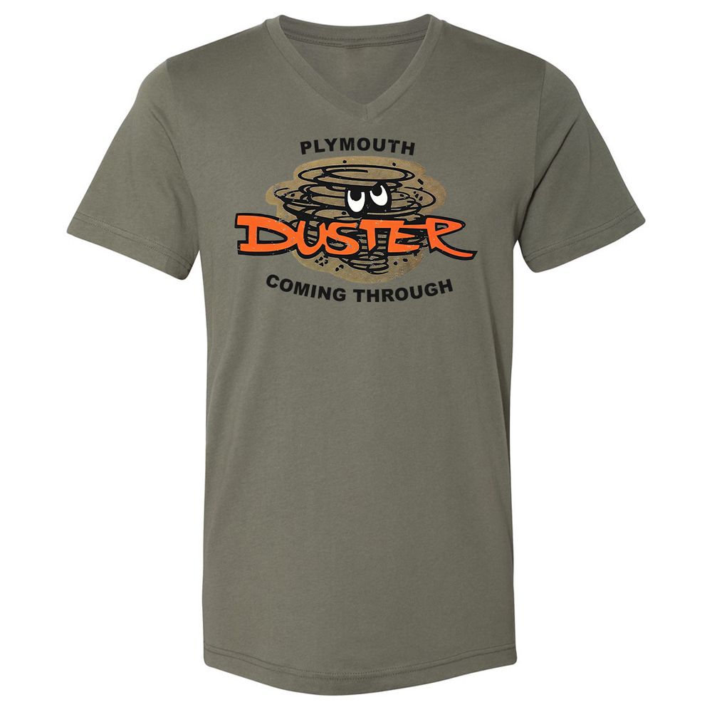 Unisex V-Neck T-Shirt - C3EGB4N4 - Military Green - 10