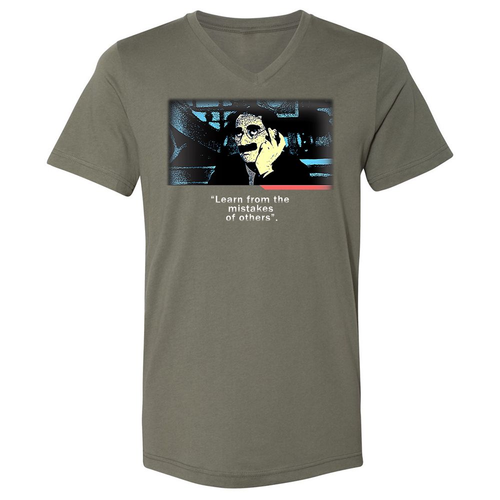Unisex V-Neck T-Shirt - XW3481BG - Military Green - 10