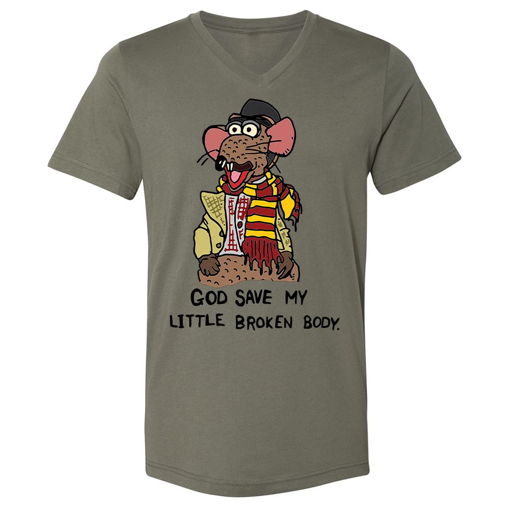 Unisex V-Neck T-Shirt - 5HVVF31D - Military Green - 10