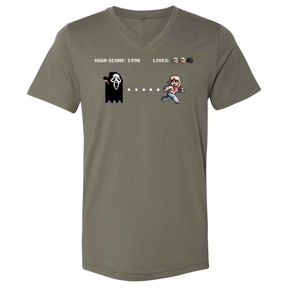 Unisex V-Neck T-Shirt - 24FBLSN4 - Military Green - 10