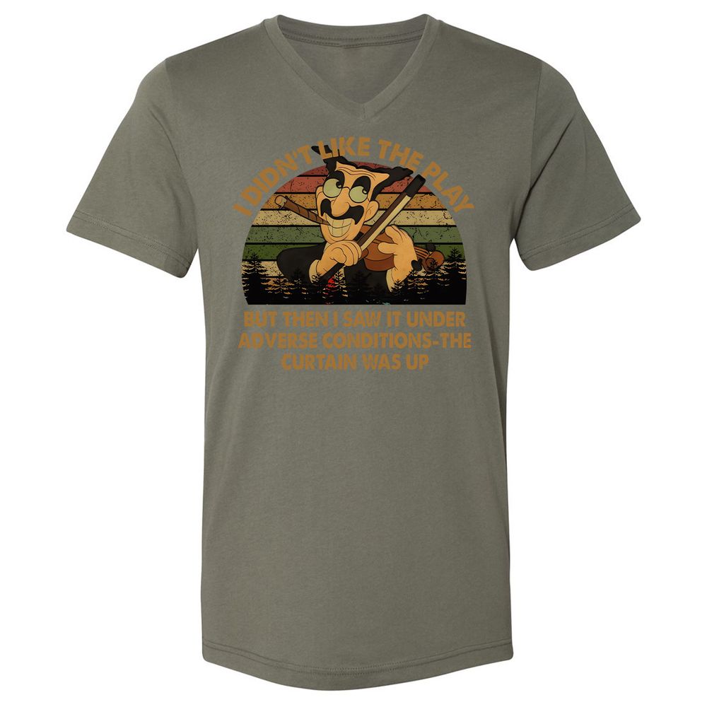 Unisex V-Neck T-Shirt - 22PB9HLL - Military Green - 10