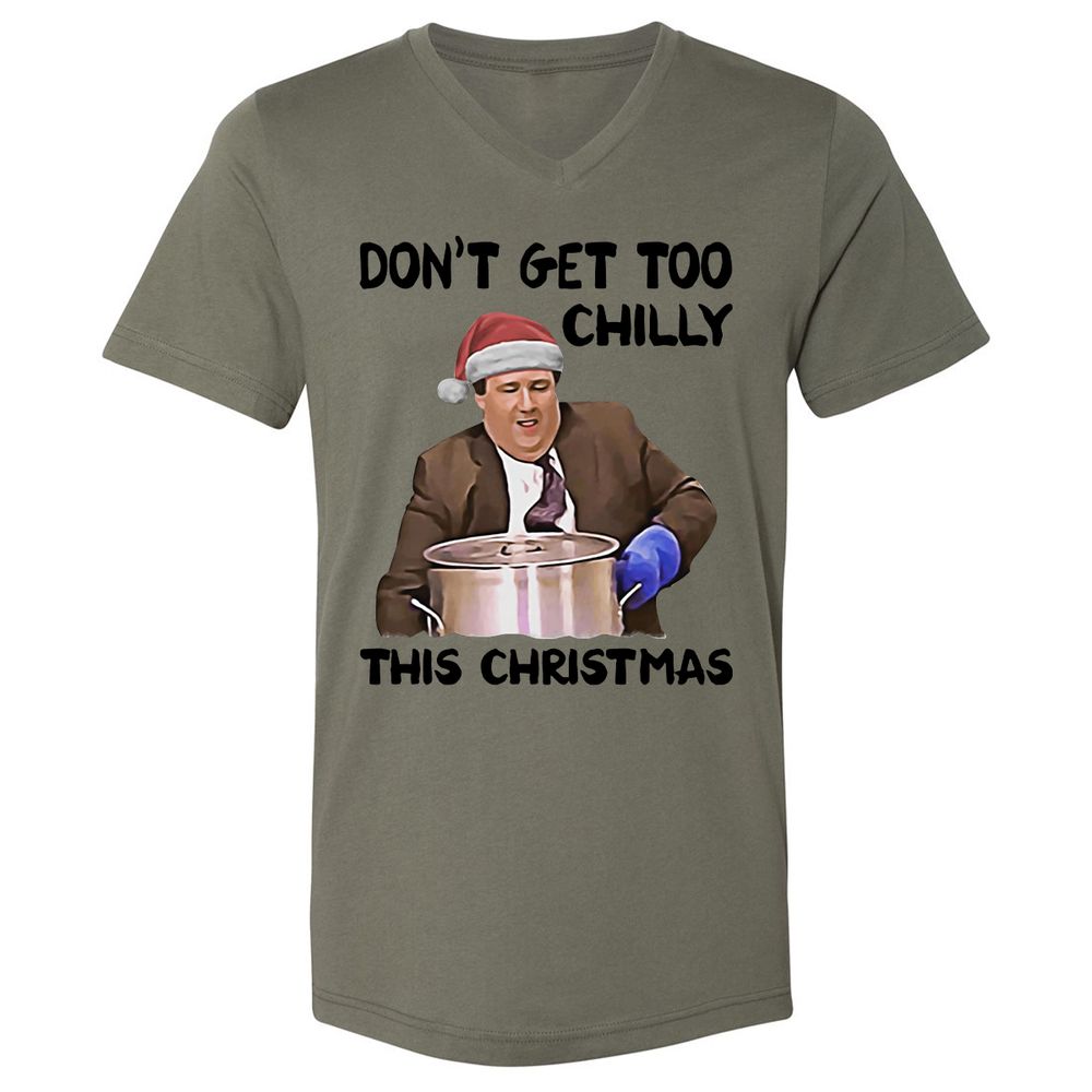 Unisex V-Neck T-Shirt - LZ3EBKAA - Military Green - 10