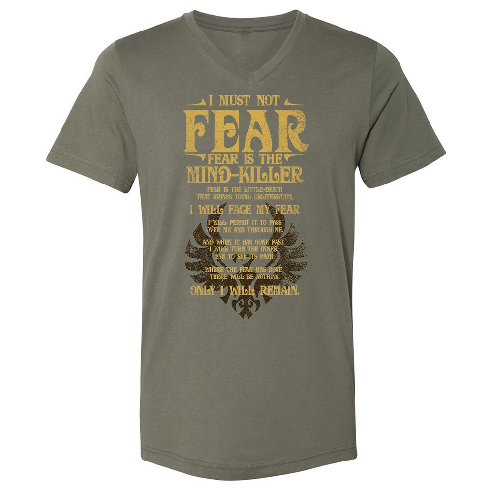 Unisex V-Neck T-Shirt - 5WVDCC5H - Military Green - 10