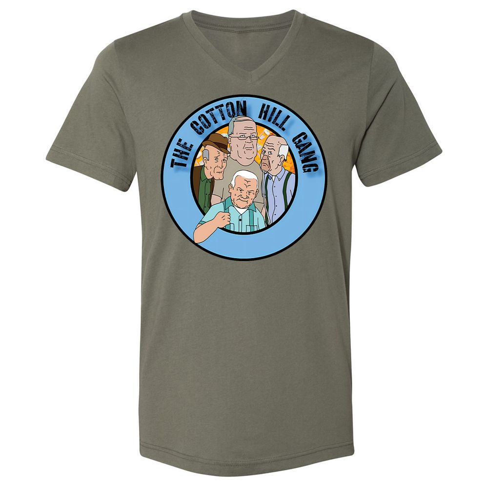 Unisex V-Neck T-Shirt - Z9J49874 - Military Green - 10