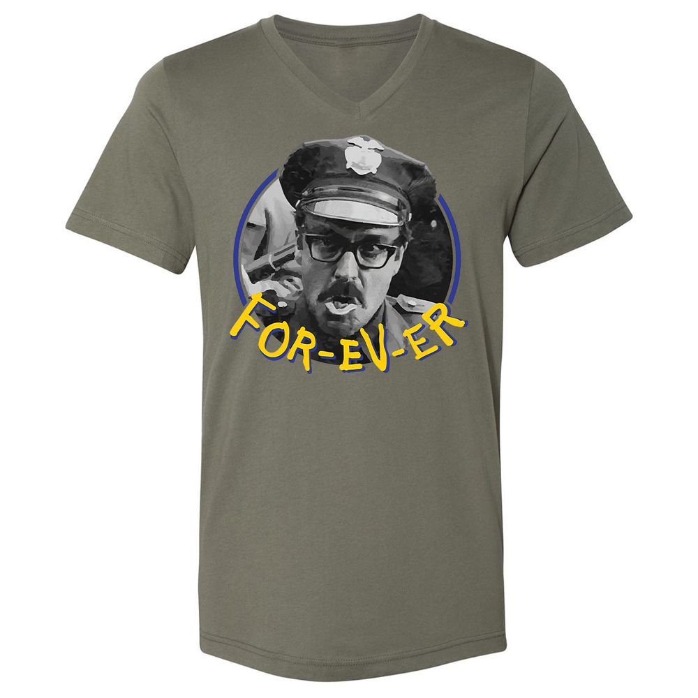 Unisex V-Neck T-Shirt - MD6PWGUB - Military Green - 10