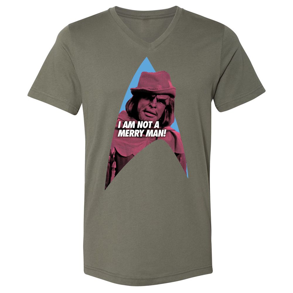 Unisex V-Neck T-Shirt - 81ZMQ83P - Military Green - 10