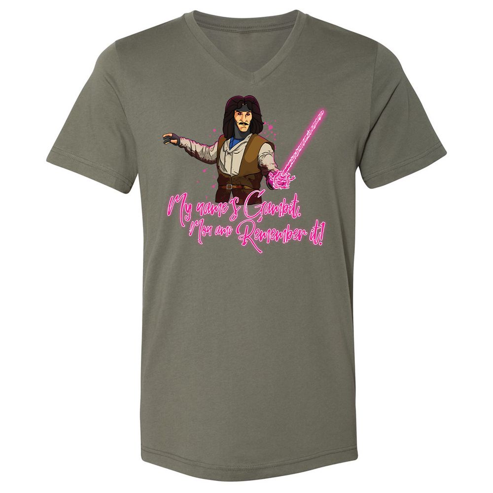 Unisex V-Neck T-Shirt - XQ8MC27N - Military Green - 10