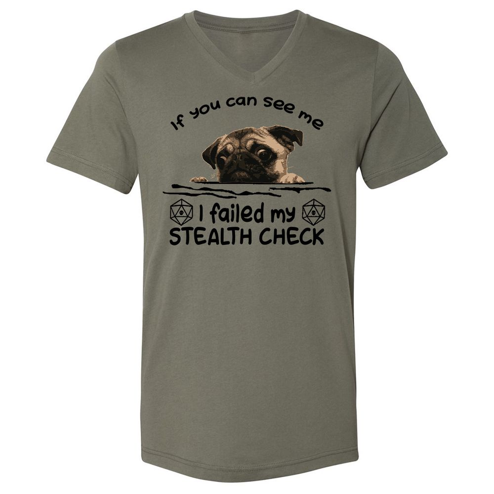 Unisex V-Neck T-Shirt - ED6745N5 - Military Green - 10