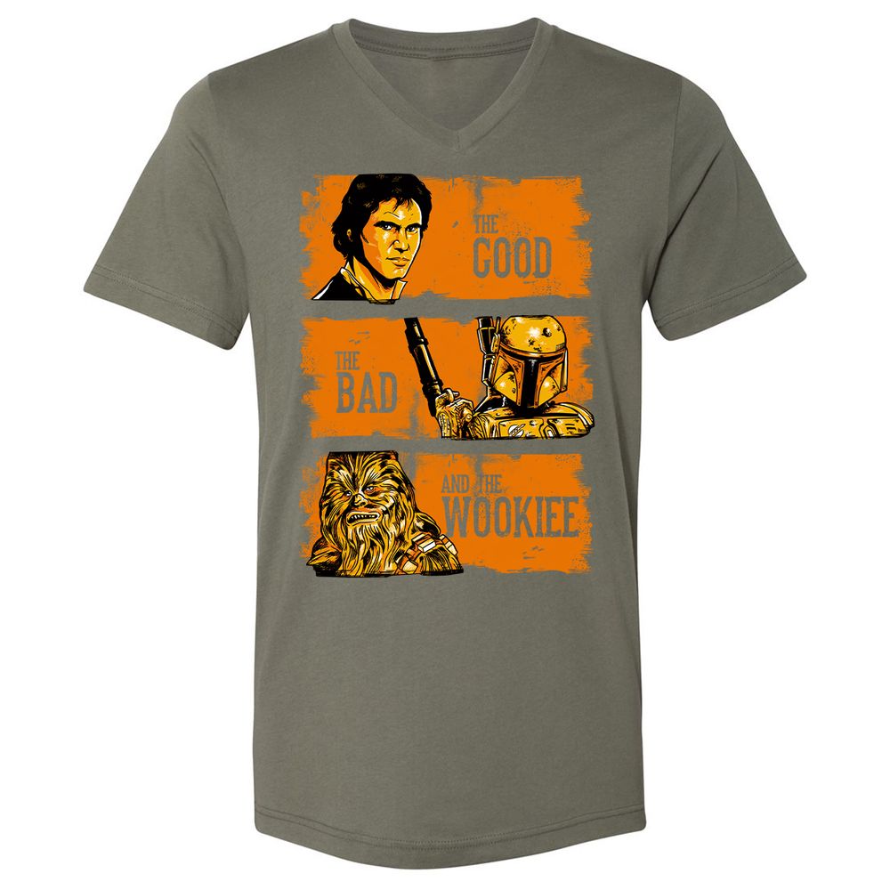 Unisex V-Neck T-Shirt - MR1DTZ7B - Military Green - 10