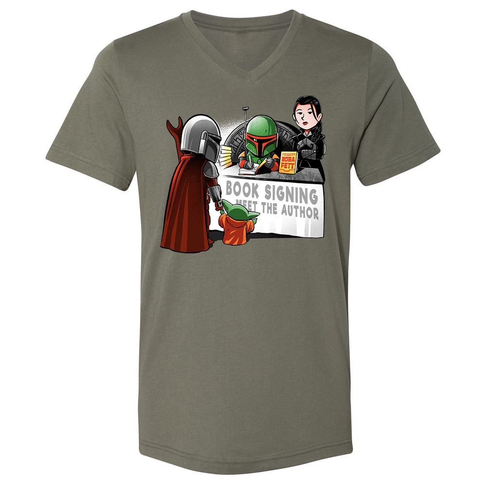 Unisex V-Neck T-Shirt - XLA39LRL - Military Green - 10