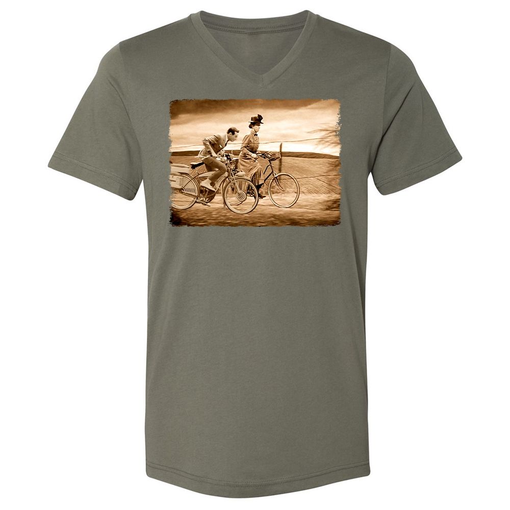 Unisex V-Neck T-Shirt - CMG53KM6 - Military Green - 10