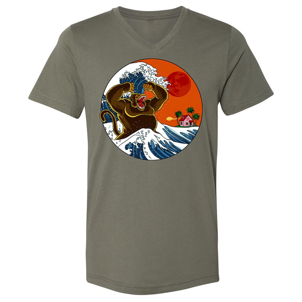 Unisex V-Neck T-Shirt - S7944W6C - Military Green - 10