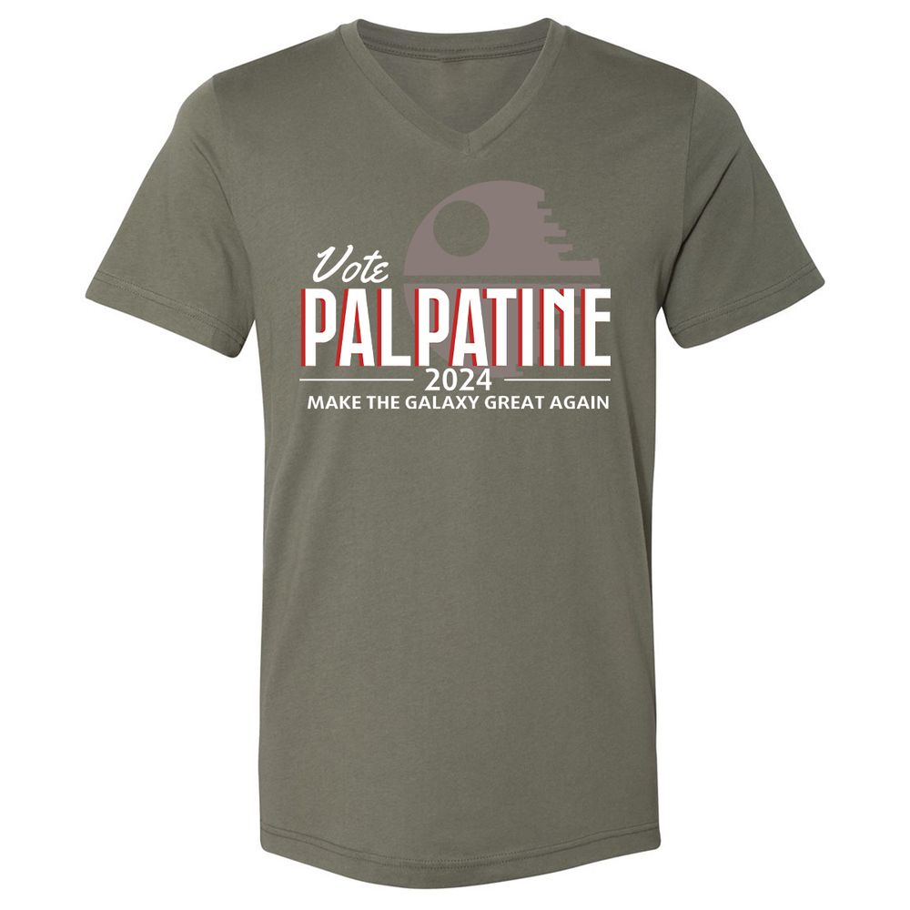 Unisex V-Neck T-Shirt - NY4ECKLM - Military Green - 10