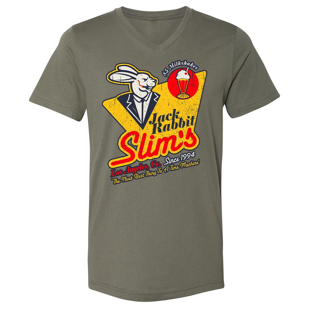 Unisex V-Neck T-Shirt - 211ANB8K - Military Green - 10
