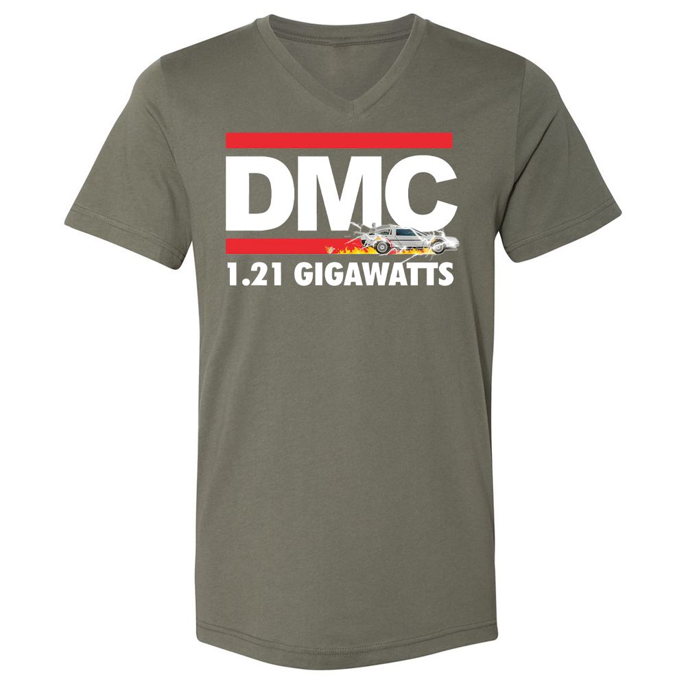 Unisex V-Neck T-Shirt - JYQAJEDK - Military Green - 10