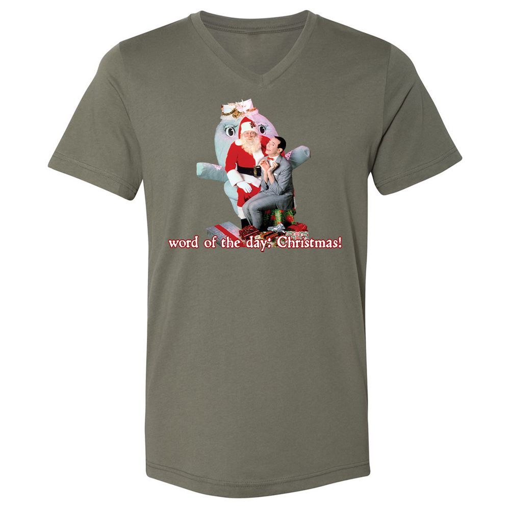Unisex V-Neck T-Shirt - JKNZHBSV - Military Green - 10