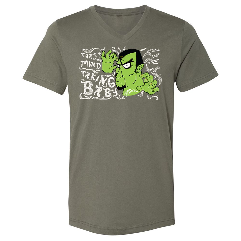 Unisex V-Neck T-Shirt - ZEANUVXZ - Military Green - 10