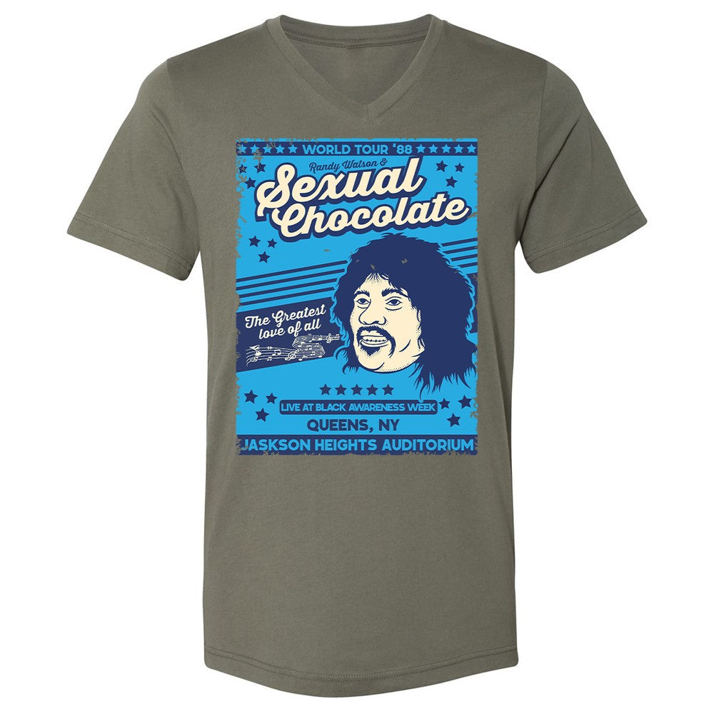 Unisex V-Neck T-Shirt - YM7GA5E7 - Military Green - 10