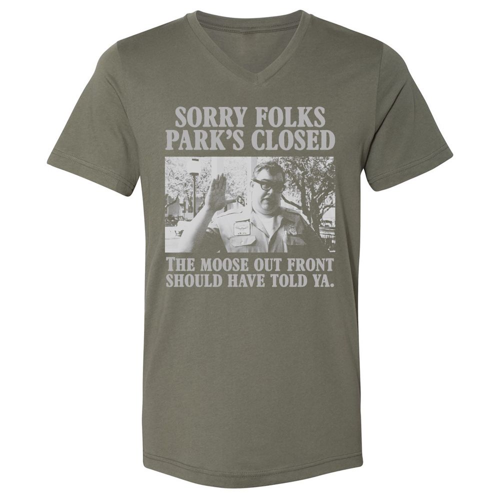 Unisex V-Neck T-Shirt - YQLHGB66 - Military Green - 10