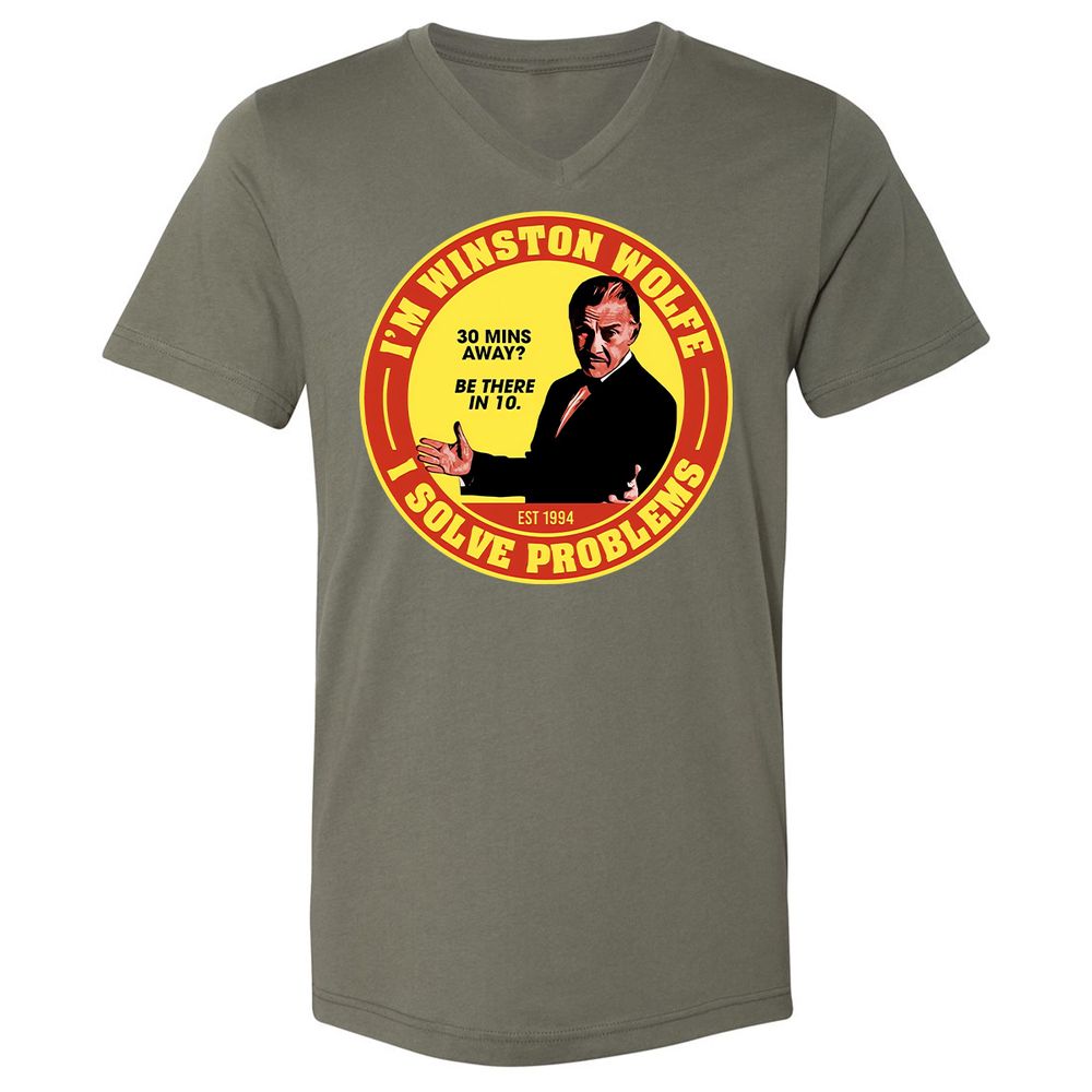 Unisex V-Neck T-Shirt - S2TWLL64 - Military Green - 10