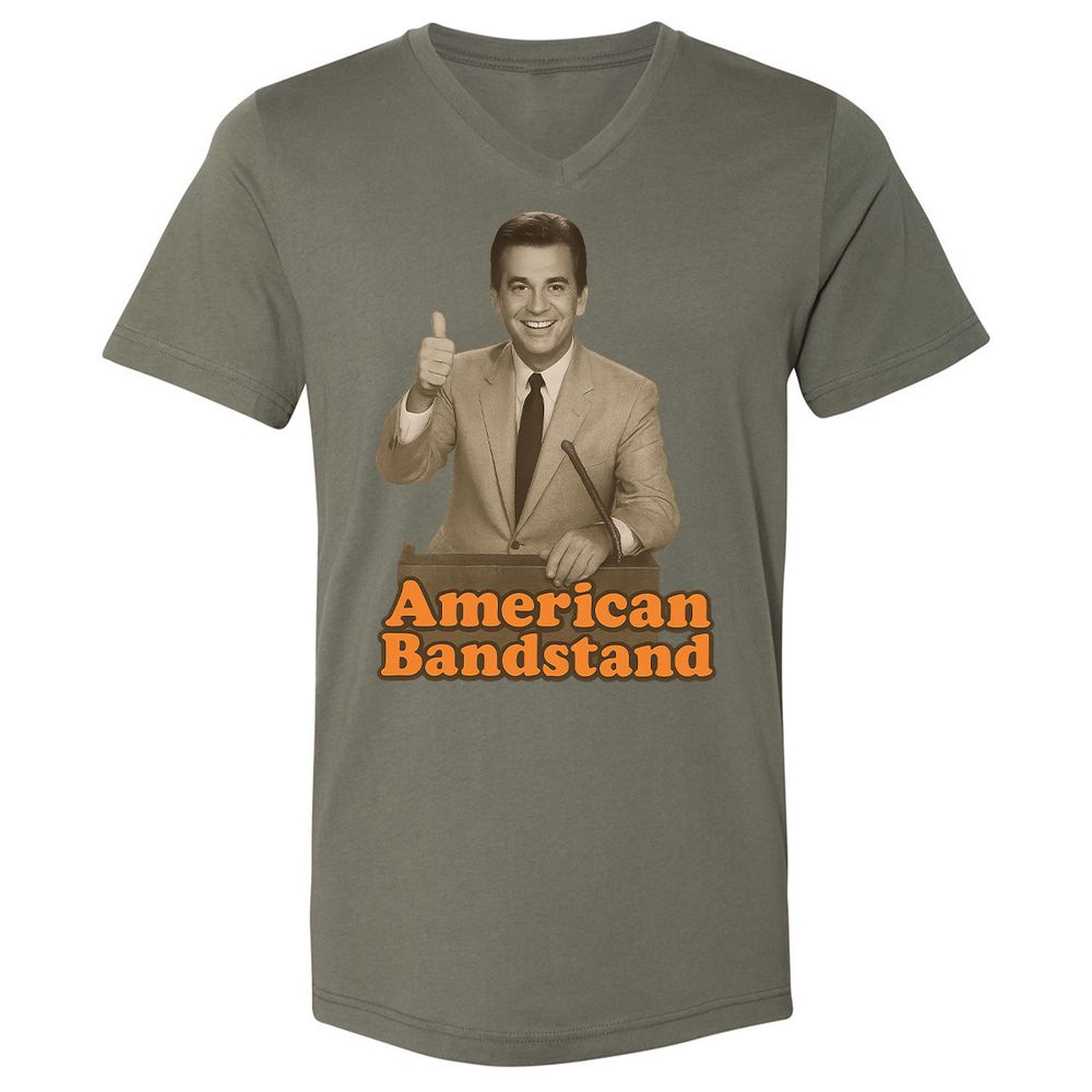 Unisex V-Neck T-Shirt - U7TULV74 - Military Green - 10