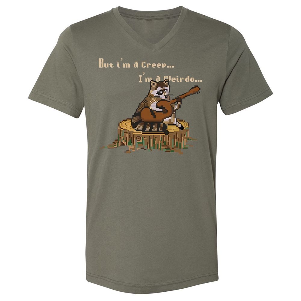 Unisex V-Neck T-Shirt - 2FPJPD3M - Military Green - 10